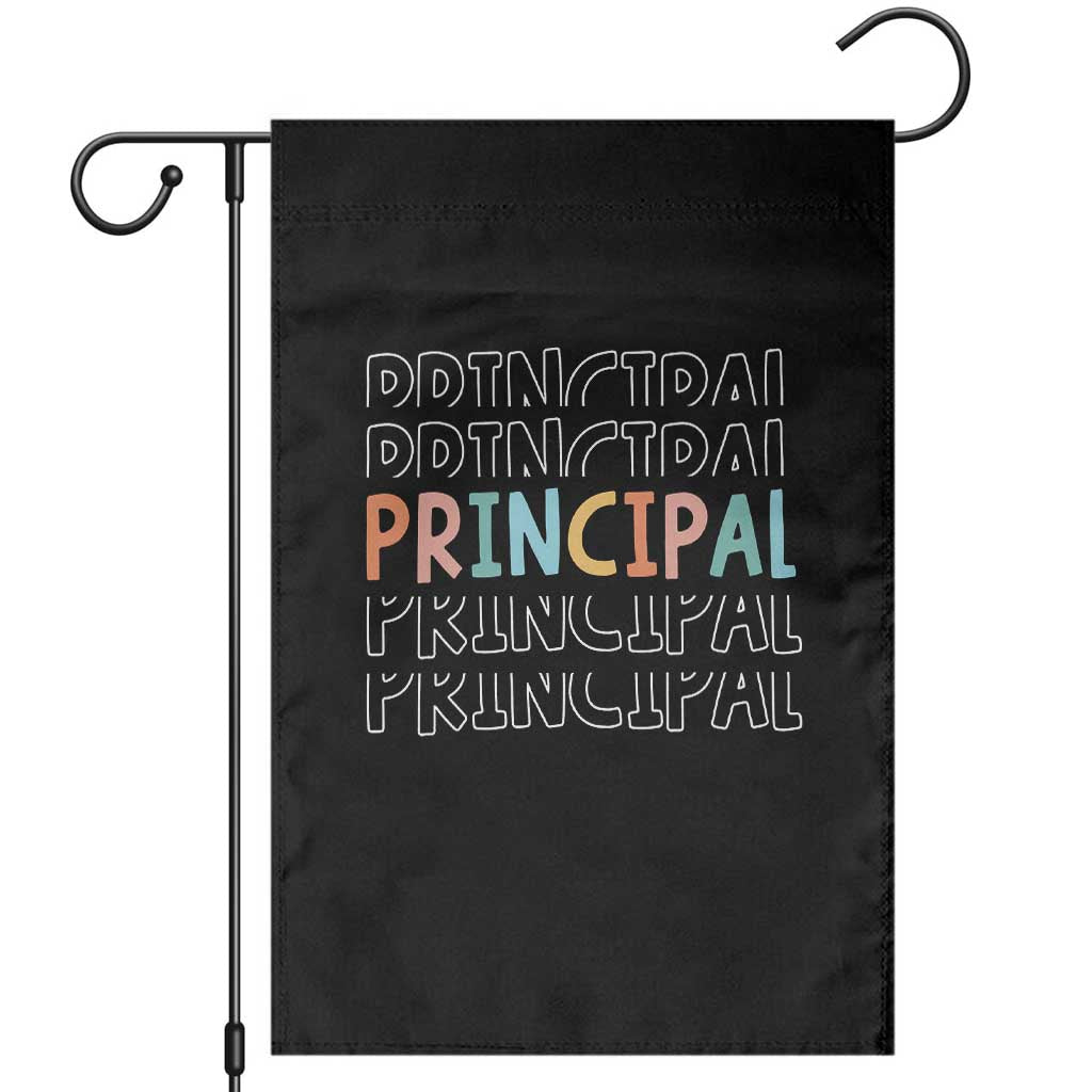 Boho Retro Vintage Principal Back to School Garden Flag TS14 Black Print Your Wear