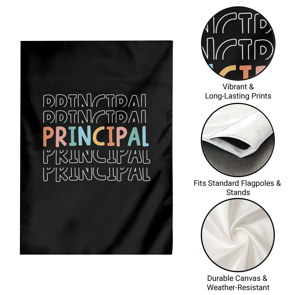 Boho Retro Vintage Principal Back to School Garden Flag TS14 Print Your Wear