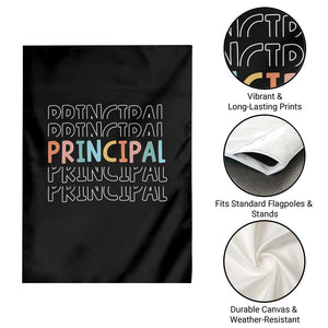 Boho Retro Vintage Principal Back to School Garden Flag TS14 Print Your Wear