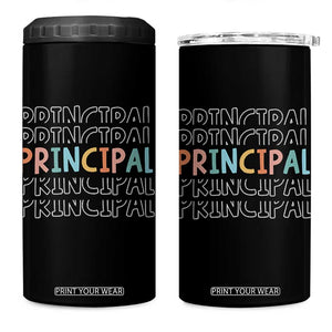 Boho Retro Vintage Principal Back to School 4 in 1 Can Cooler Tumbler TS14 One Size: 16 oz Black Print Your Wear