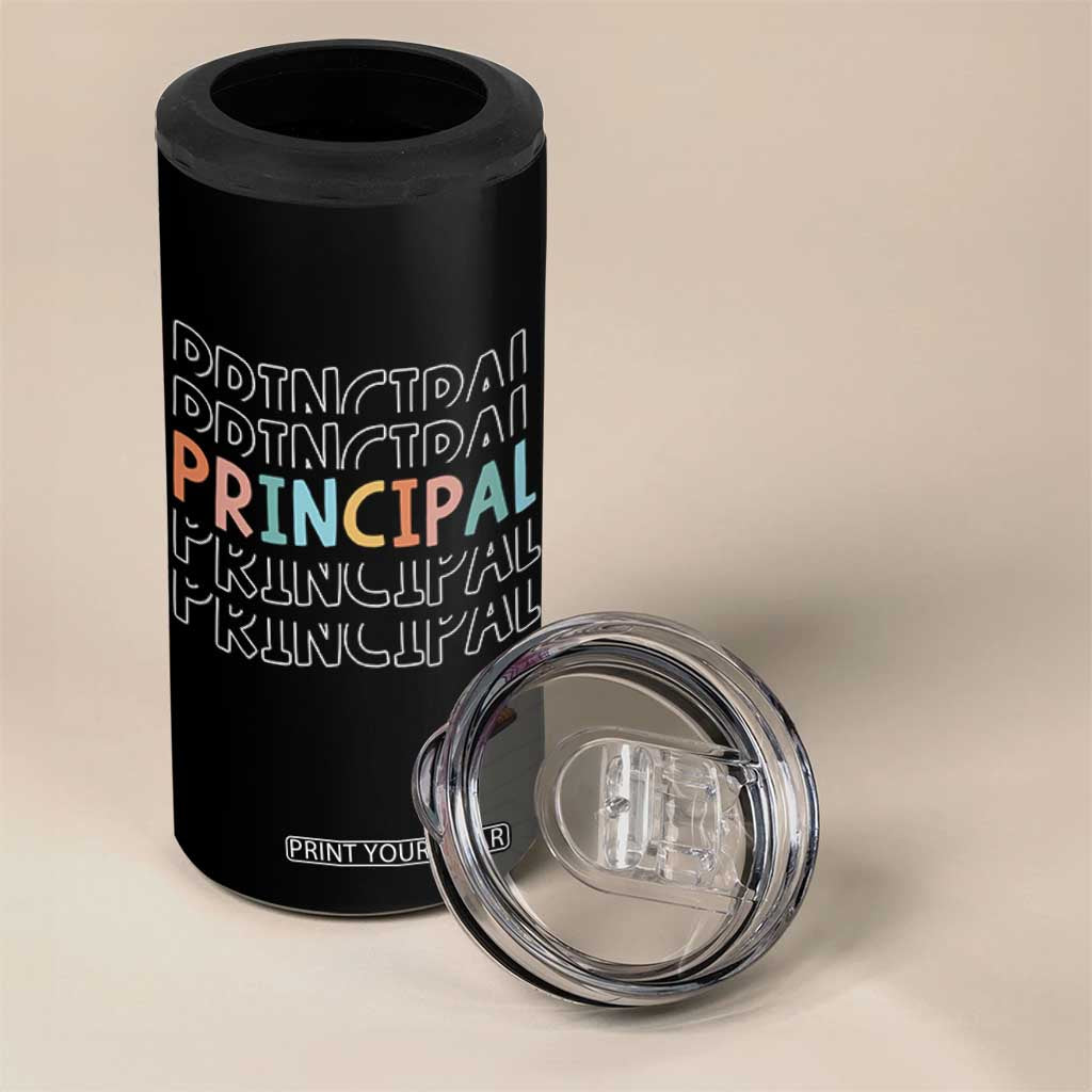 Boho Retro Vintage Principal Back to School 4 in 1 Can Cooler Tumbler TS14 Print Your Wear