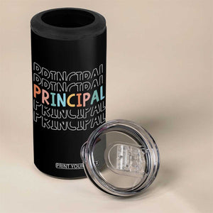 Boho Retro Vintage Principal Back to School 4 in 1 Can Cooler Tumbler TS14 Print Your Wear