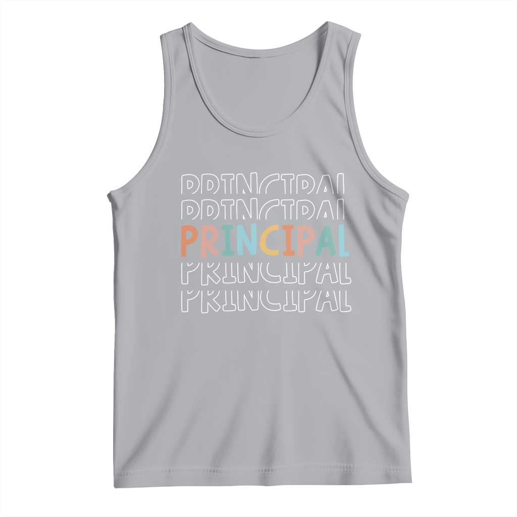 Boho Retro Vintage Principal Back to School Tank Top TS14 Athletic Heather Print Your Wear