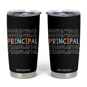 Boho Retro Vintage Principal Back to School Tumbler Cup TS14 Black Print Your Wear