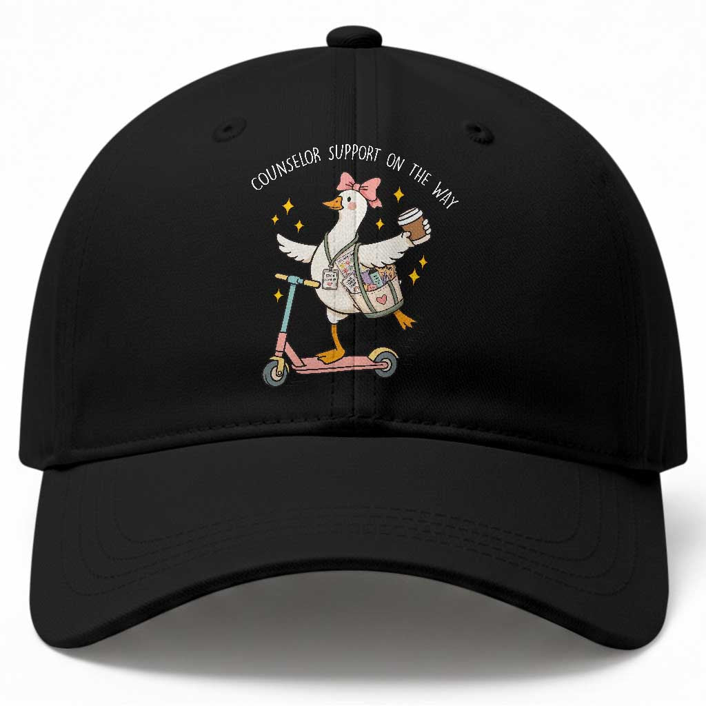 Counselor Support On The Way Baseball Cap Silly Goose School Counselor TS14 Print Your Wear