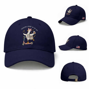 Counselor Support On The Way Baseball Cap Silly Goose School Counselor TS14 Baseball Cap Universal Fit Dark Blue Print Your Wear