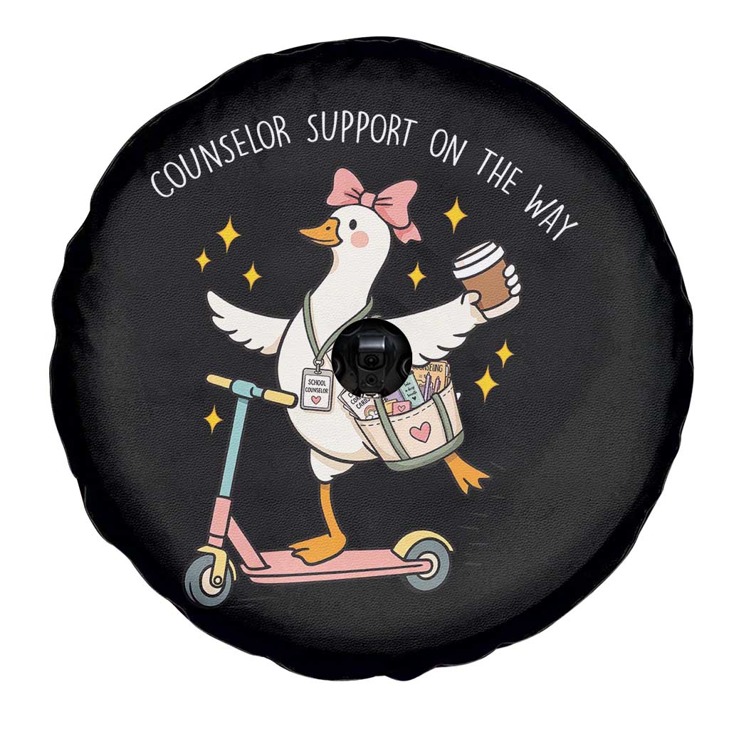 Counselor Support On The Way Spare Tire Cover Silly Goose School Counselor TS14 Print Your Wear