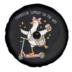 Counselor Support On The Way Spare Tire Cover Silly Goose School Counselor TS14 Print Your Wear