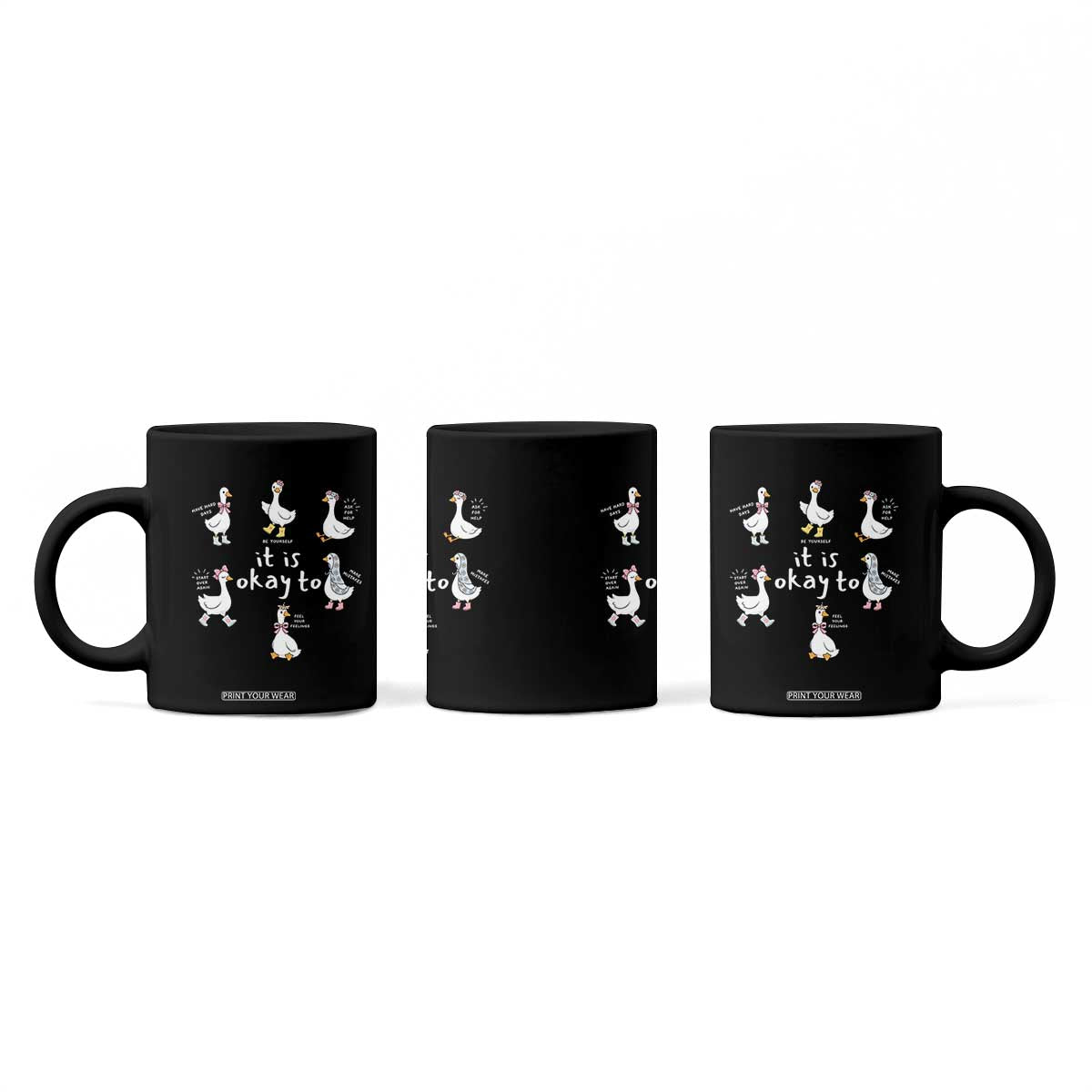 Silly Goose It is Okay to Mental Health Coffee Mug Counselor Special Education TS14 Print Your Wear
