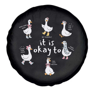 Silly Goose It is Okay to Mental Health Spare Tire Cover Counselor Special Education TS14 Print Your Wear