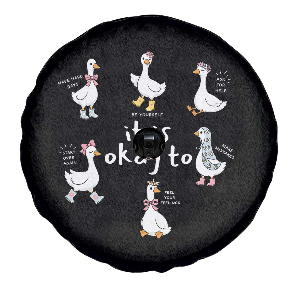 Silly Goose It is Okay to Mental Health Spare Tire Cover Counselor Special Education TS14 Print Your Wear