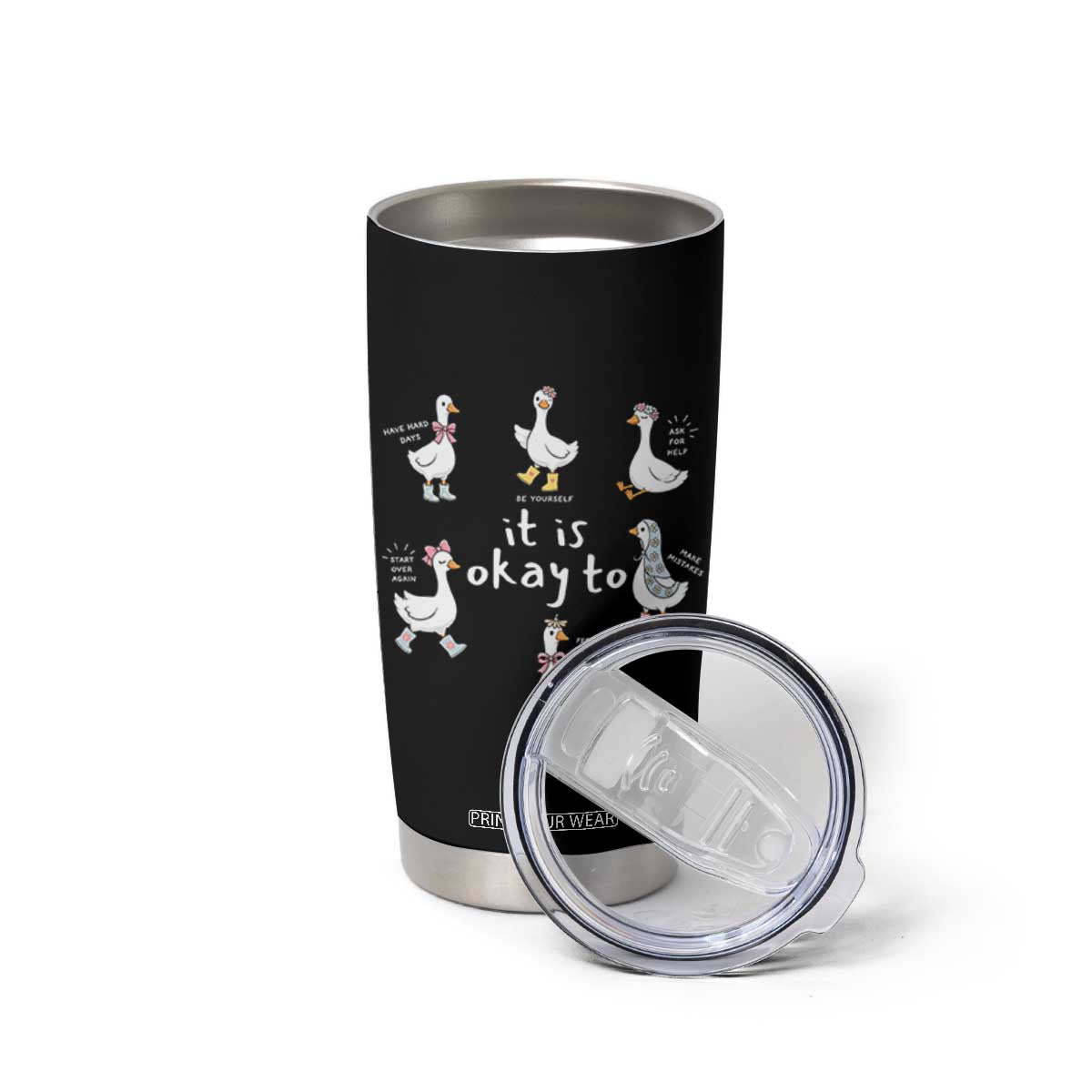 Silly Goose It is Okay to Mental Health Tumbler Cup Counselor Special Education TS14 Print Your Wear