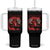 Racing Car Checkered Flag Tumbler With Handle Pit Crew Race Car TS14 One Size: 40 oz Black Print Your Wear