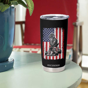 Patriotic Racing Car American Flag Race Tumbler Cup TS14 Print Your Wear