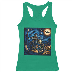Dirt Bike Racerback Tank Top Van Gogh Starry Night Halloween Biker TS14 Irish Green Print Your Wear
