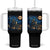 Dirt Bike Tumbler With Handle Van Gogh Starry Night Halloween Biker TS14 One Size: 40 oz Black Print Your Wear