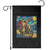Dirt Bike Motocross Garden Flag Jesus Santa Christmas Starry Night TS14 Black Print Your Wear