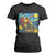 Dirt Bike Motocross T Shirt For Women Jesus Santa Christmas Starry Night TS14 Black Print Your Wear