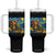Dirt Bike Motocross Tumbler With Handle Jesus Santa Christmas Starry Night TS14 One Size: 40 oz Black Print Your Wear