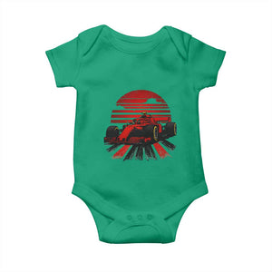Racing Car Red Speed Motorsport Baby Onesie TS14 Irish Green Print Your Wear