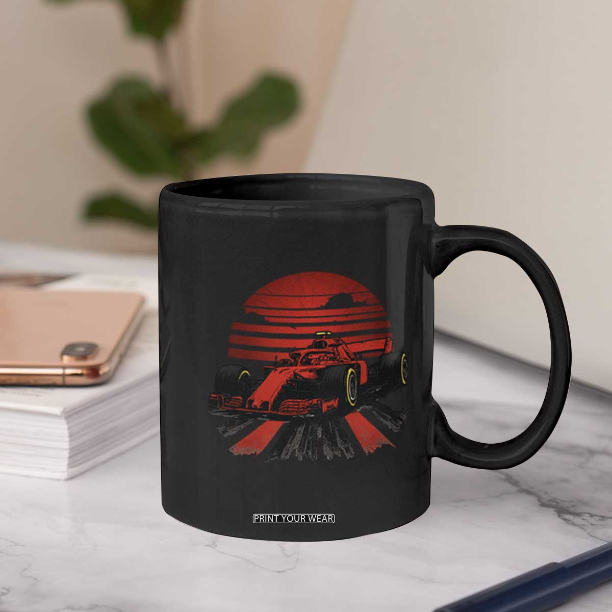 Racing Car Red Speed Motorsport Coffee Mug TS14 Print Your Wear