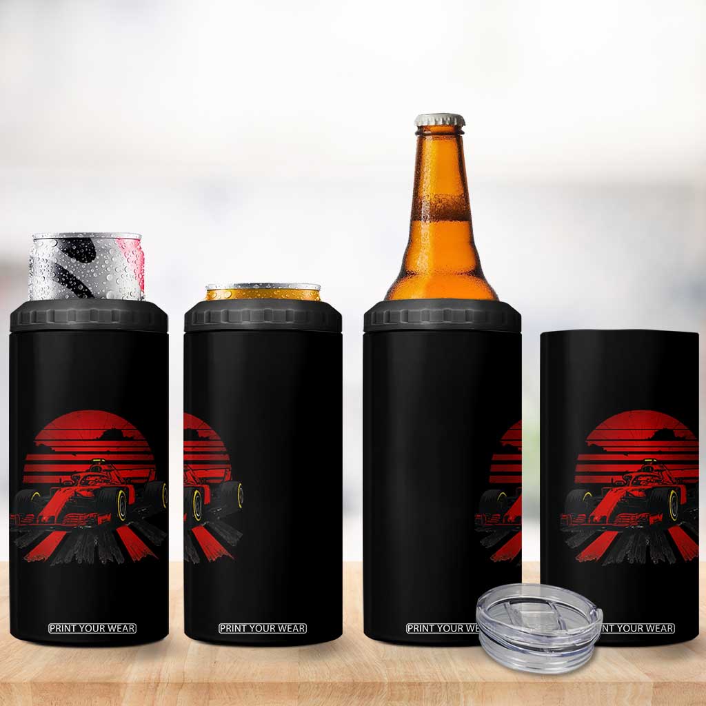 Racing Car Red Speed Motorsport 4 in 1 Can Cooler Tumbler TS14 Print Your Wear