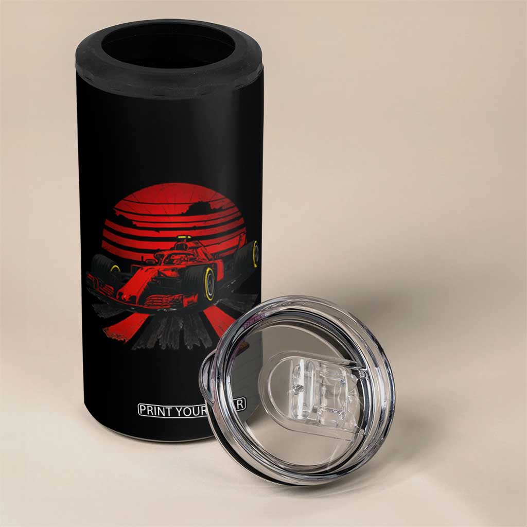 Racing Car Red Speed Motorsport 4 in 1 Can Cooler Tumbler TS14 Print Your Wear