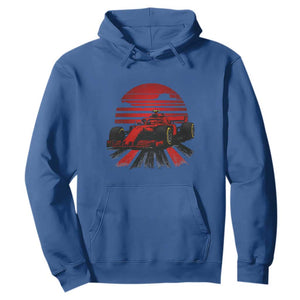 Racing Car Red Speed Motorsport Hoodie TS14 Royal Blue Print Your Wear