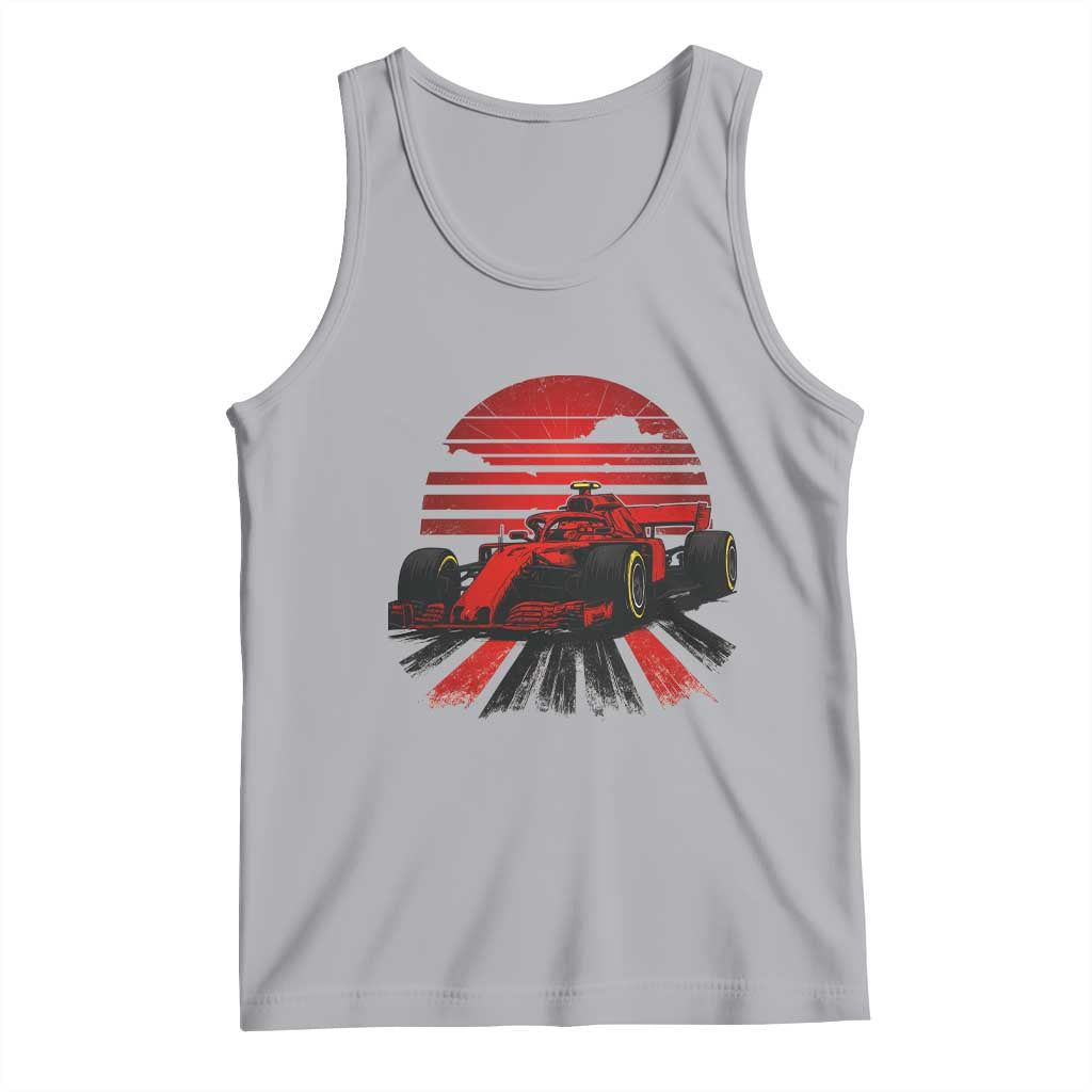 Racing Car Red Speed Motorsport Tank Top TS14 Athletic Heather Print Your Wear