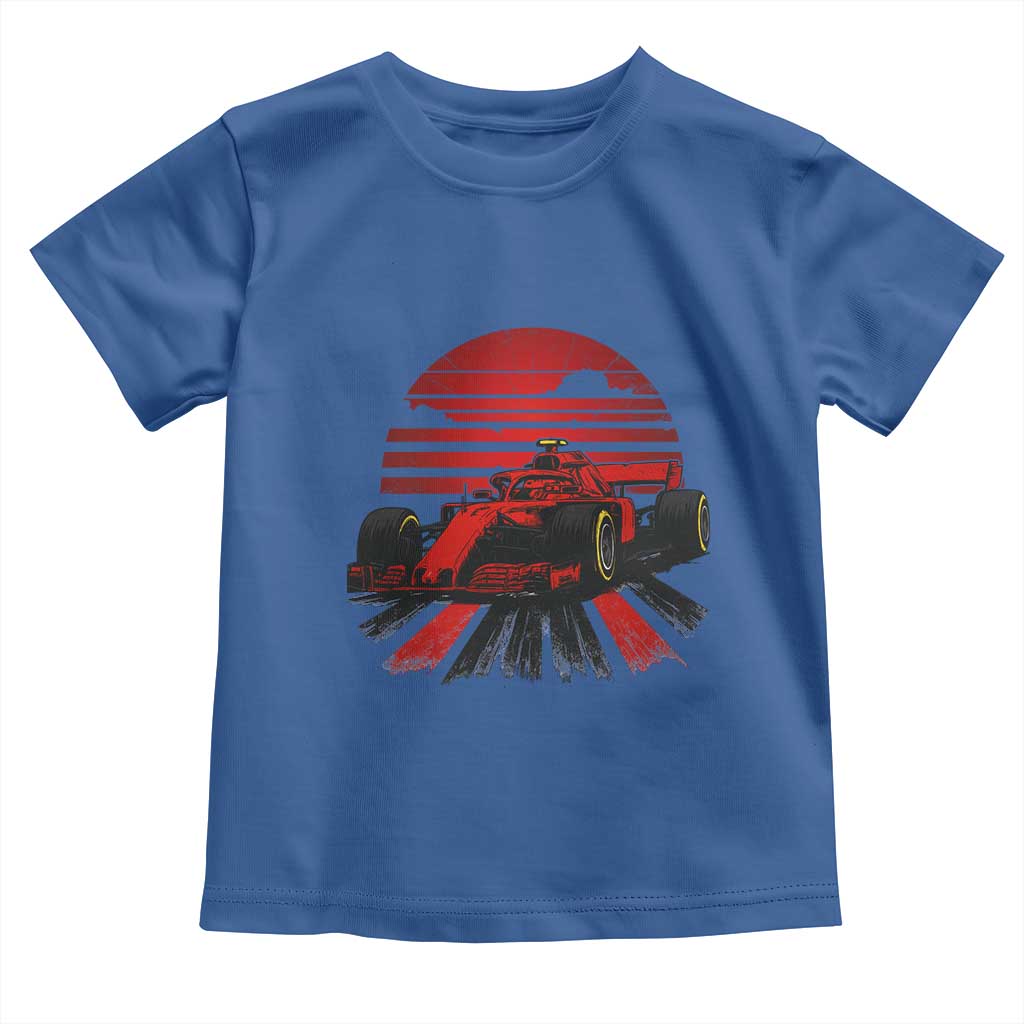 Racing Car Red Speed Motorsport Toddler T Shirt TS14 Royal Blue Print Your Wear