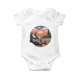 Sprint Car Dirt Track Racing Sunset Motorsports Baby Onesie TS14 White Print Your Wear