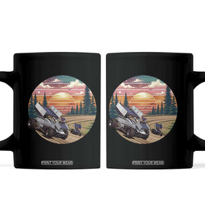 Sprint Car Dirt Track Racing Sunset Motorsports Coffee Mug TS14 Black Print Your Wear