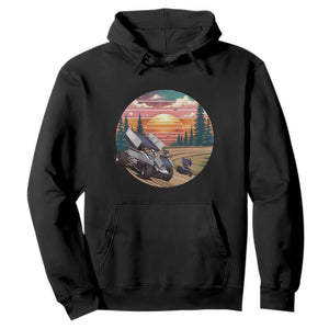Sprint Car Dirt Track Racing Sunset Motorsports Hoodie TS14 Black Print Your Wear