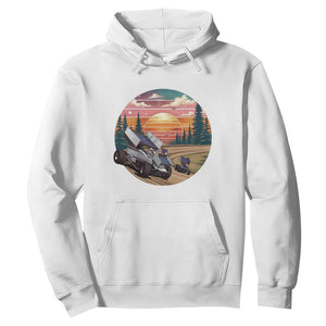 Sprint Car Dirt Track Racing Sunset Motorsports Hoodie TS14 White Print Your Wear