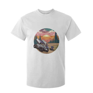 Sprint Car Dirt Track Racing Sunset Motorsports T Shirt For Kid TS14 White Print Your Wear
