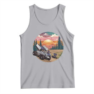 Sprint Car Dirt Track Racing Sunset Motorsports Tank Top TS14 Athletic Heather Print Your Wear