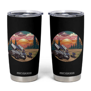 Sprint Car Dirt Track Racing Sunset Motorsports Tumbler Cup TS14 Black Print Your Wear