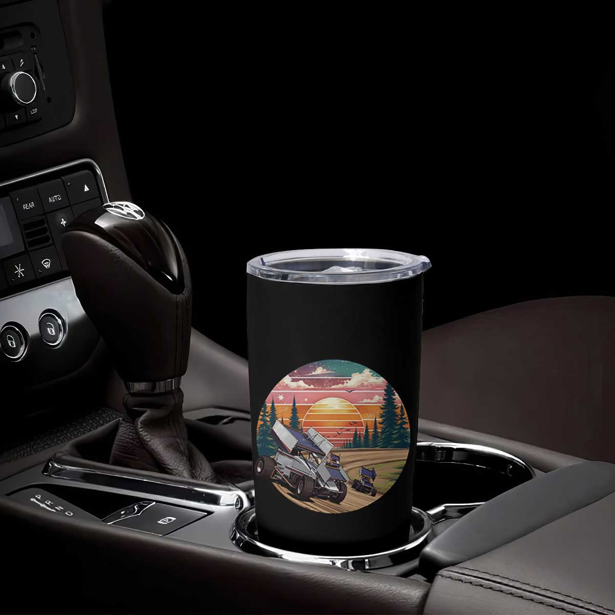 Sprint Car Dirt Track Racing Sunset Motorsports Tumbler Cup TS14 Print Your Wear