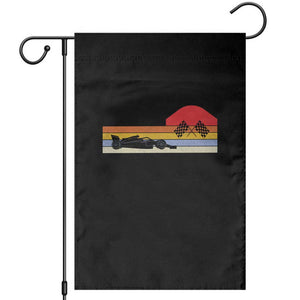 Racing Car Retro Style Vintage Garden Flag TS14 Black Print Your Wear
