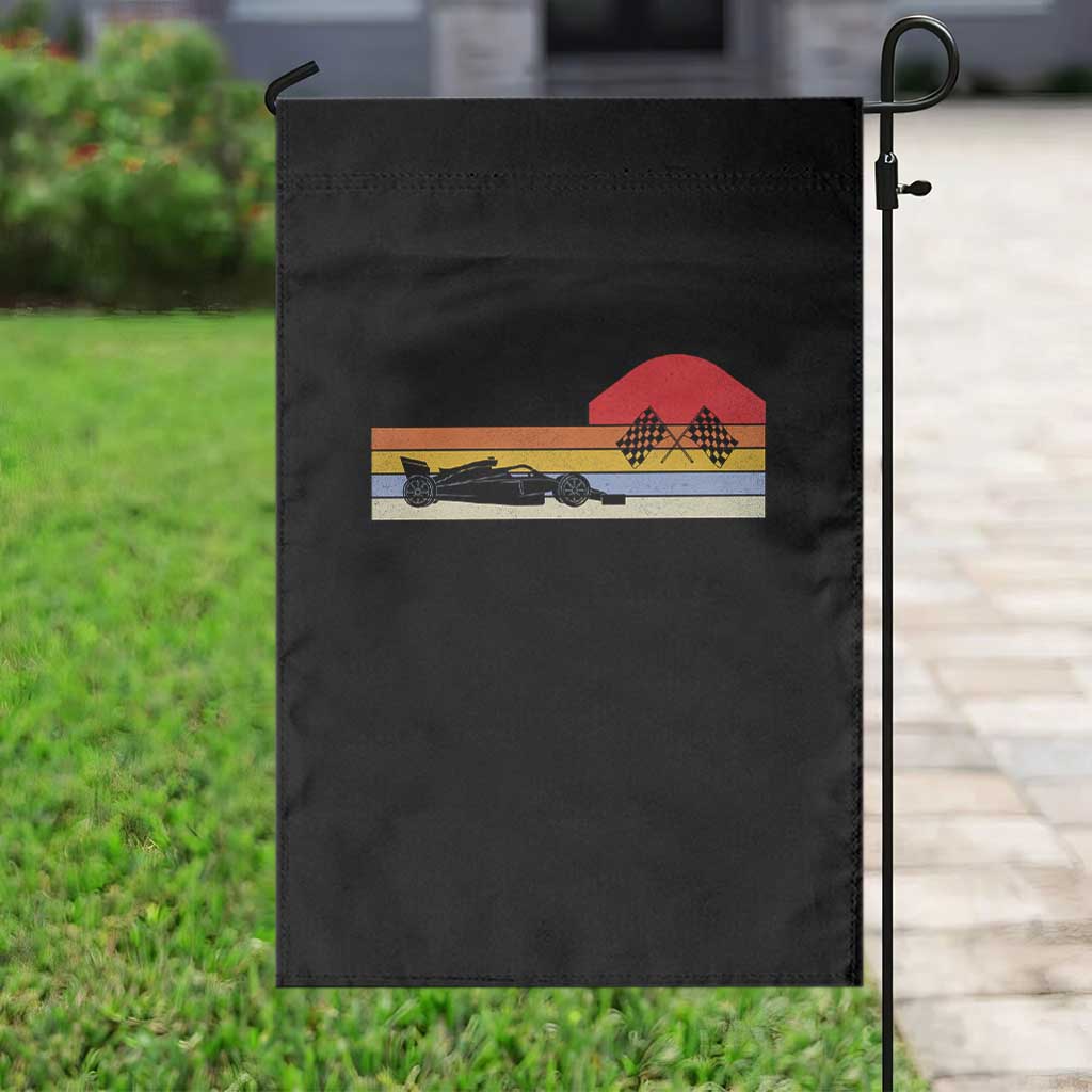 Racing Car Retro Style Vintage Garden Flag TS14 Print Your Wear