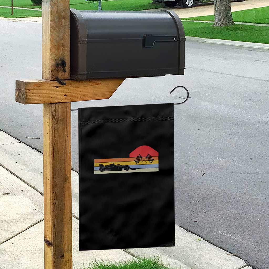 Racing Car Retro Style Vintage Garden Flag TS14 Print Your Wear