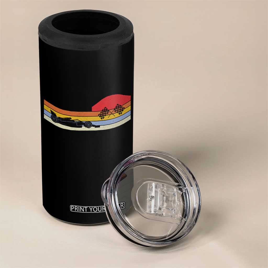 Racing Car Retro Style Vintage 4 in 1 Can Cooler Tumbler TS14 Print Your Wear