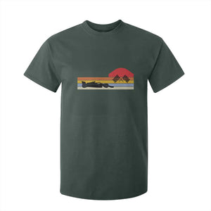 Racing Car Retro Style Vintage T Shirt For Kid TS14 Dark Forest Green Print Your Wear