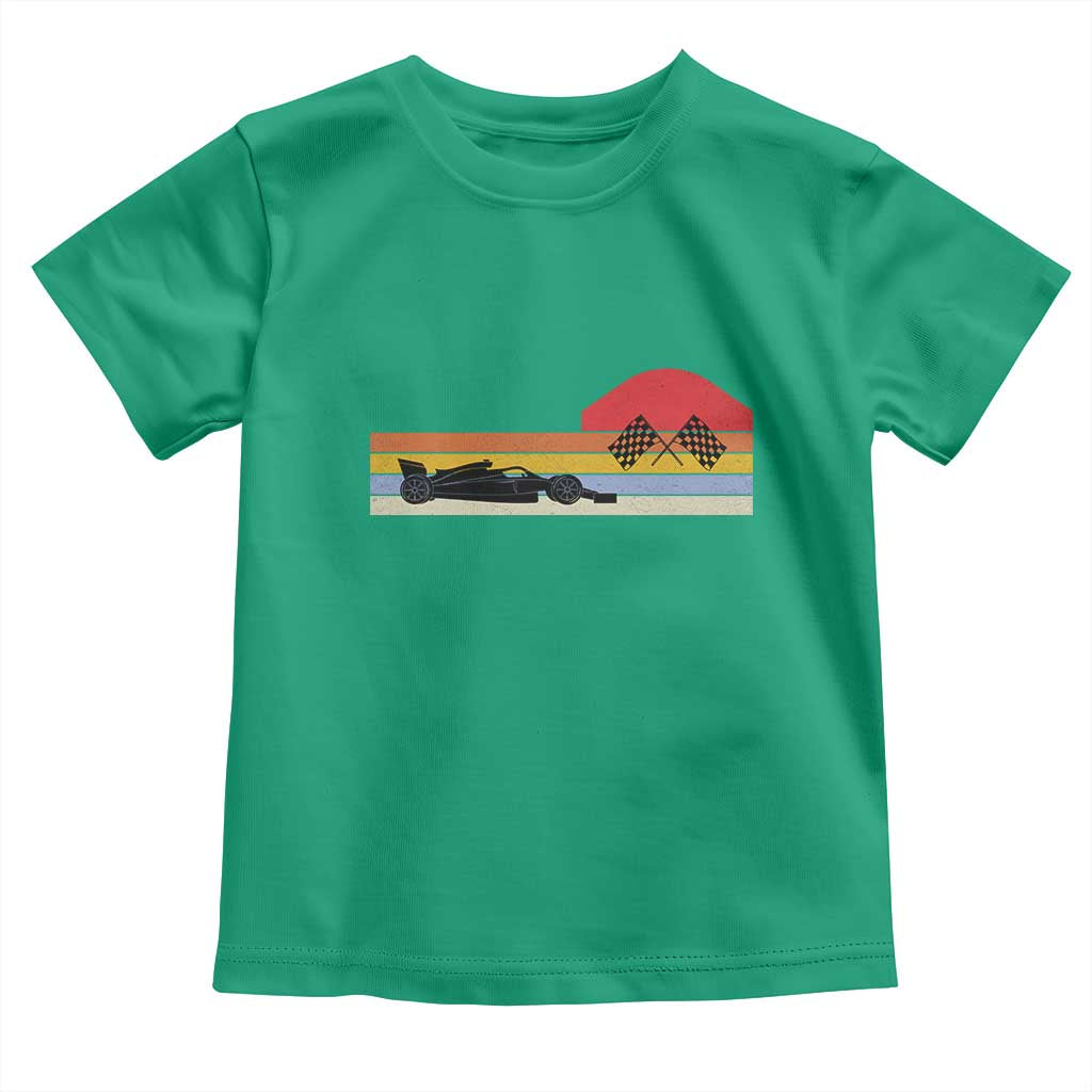 Racing Car Retro Style Vintage Toddler T Shirt TS14 Irish Green Print Your Wear