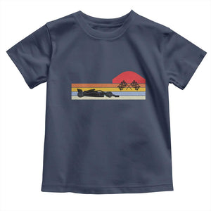 Racing Car Retro Style Vintage Toddler T Shirt TS14 Navy Print Your Wear