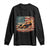 Racing Car Long Sleeve Shirt Patriotic American Flag Race TS14 Black Print Your Wear