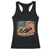 Racing Car Racerback Tank Top Patriotic American Flag Race TS14 Black Print Your Wear