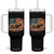 Racing Car Tumbler With Handle Patriotic American Flag Race TS14 One Size: 40 oz Black Print Your Wear