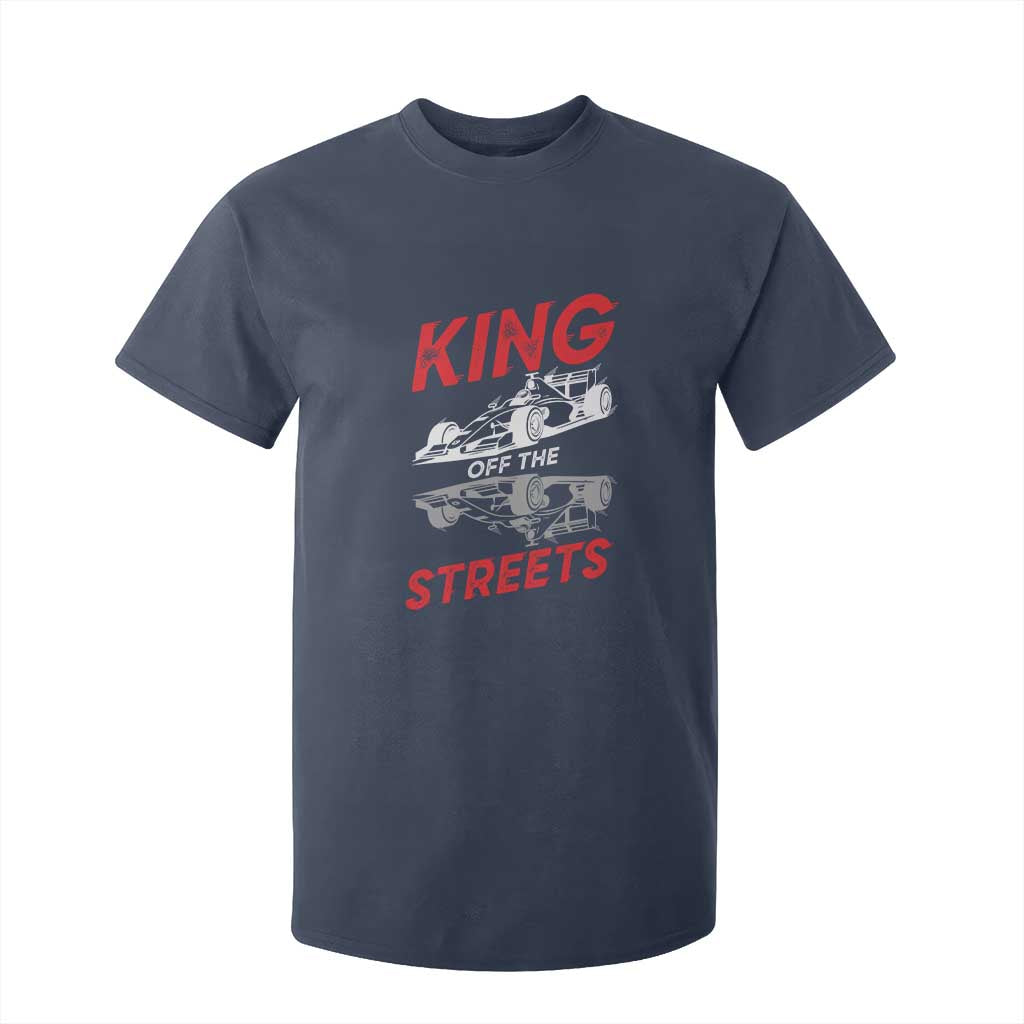 Racing Car T Shirt For Kid King Of The Streets TS14 Navy Print Your Wear