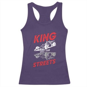 Racing Car Racerback Tank Top King Of The Streets TS14 Purple Print Your Wear